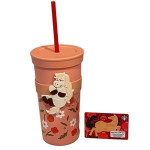 NWT Starbucks Year of the Horse 2026 Stainless Steel Tumbler Ltd. Ed. Valentines
